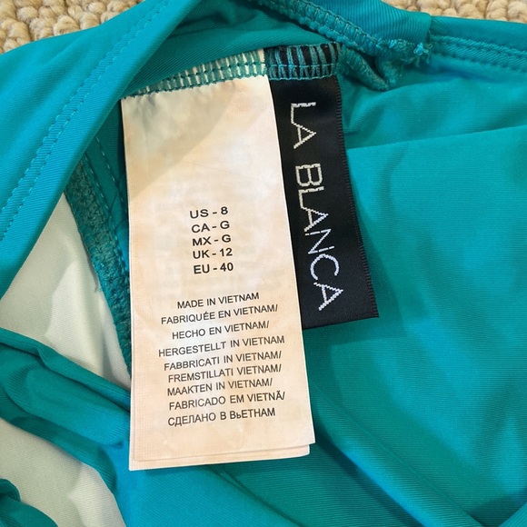 La Blanca Island Goddess High Neck One Piece Swimsuit - Picture 5 of 6